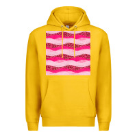 Lemon valentines day glitter and leopard seamless pattern Premium Hoodie - BundleAndBundleShop