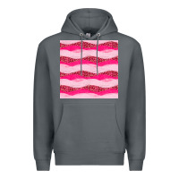 Rock valentines day glitter and leopard seamless pattern Premium Hoodie - BundleAndBundleShop