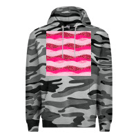 Slate Camo valentines day glitter and leopard seamless pattern Premium Hoodie - BundleAndBundleShop
