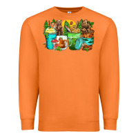 Carrot bear coffee cups Premium Sweatshirt - Zillion Design Studio