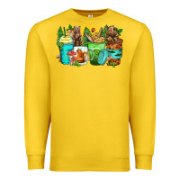 Lemon bear coffee cups Premium Sweatshirt - Zillion Design Studio