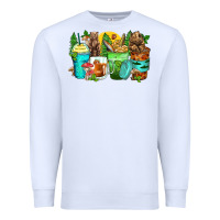 White bear coffee cups Premium Sweatshirt - Zillion Design Studio