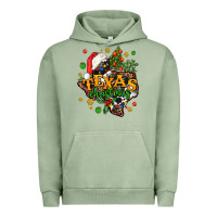Pigment Oil Green texas christmas Urban Hoodie - AdoDesignShop