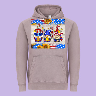 American Gnomes Vintage Hoodie Designed By Adodesignshop