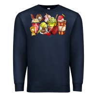 Navy baseball and softball coffee cups Premium Sweatshirt - Zillion Design Studio