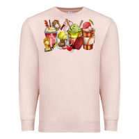 Pale Pink baseball and softball coffee cups Premium Sweatshirt - Zillion Design Studio