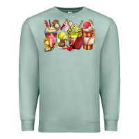 Seafoam baseball and softball coffee cups Premium Sweatshirt - Zillion Design Studio