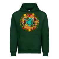 Forest Green Christmas gemstone joy ornament Urban Hoodie - Artiststas