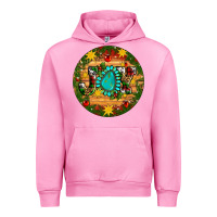 Fuchsia Pink Christmas gemstone joy ornament Urban Hoodie - Artiststas
