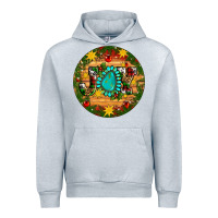 Heather Grey Christmas gemstone joy ornament Urban Hoodie - Artiststas