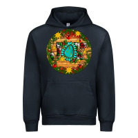 Navy Christmas gemstone joy ornament Urban Hoodie - Artiststas