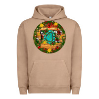 Pigment Burro Christmas gemstone joy ornament Urban Hoodie - Artiststas