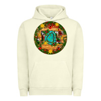Pigment Pistachio Christmas gemstone joy ornament Urban Hoodie - Artiststas