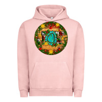 Pigment Salmon Christmas gemstone joy ornament Urban Hoodie - Artiststas