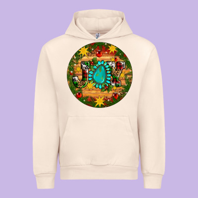 Christmas Gemstone Joy Ornament Urban Hoodie Designed By Artiststas