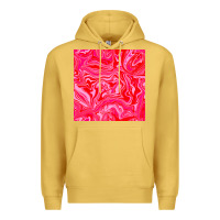 Antique Gold valentines day marble seamless pattern Premium Hoodie - BundleAndBundleShop