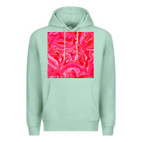 Seafoam valentines day marble seamless pattern Premium Hoodie - BundleAndBundleShop
