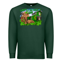 Sports Green Happy st. patrick's day cattle and calfs Premium Sweatshirt - RanaPortraitStore