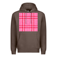 Coffee valentines day plaid seamless pattern Premium Hoodie - BundleAndBundleShop