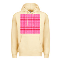 Pina Colada valentines day plaid seamless pattern Premium Hoodie - BundleAndBundleShop