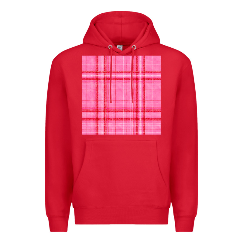 Valentines Day Plaid Seamless Pattern Premium Hoodie by BundleAndBundleShop | Teevron