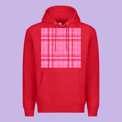 Valentines Day Plaid Seamless Pattern Premium Hoodie Designed By Bundleandbundleshop