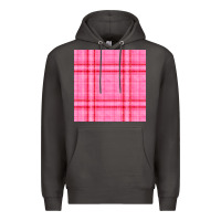 Smoke valentines day plaid seamless pattern Premium Hoodie - BundleAndBundleShop