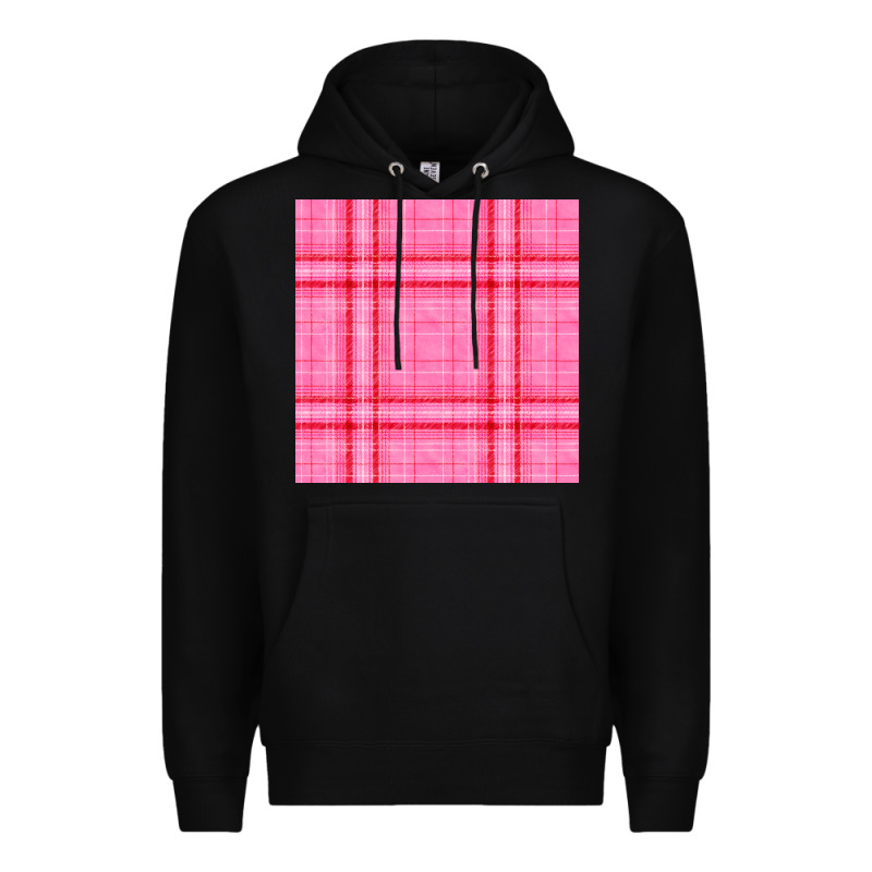 Valentines Day Plaid Seamless Pattern Premium Hoodie by BundleAndBundleShop | Teevron