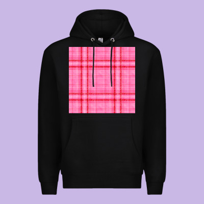 Valentines Day Plaid Seamless Pattern Premium Hoodie Designed By Bundleandbundleshop