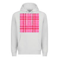 Dove Grey valentines day plaid seamless pattern Premium Hoodie - BundleAndBundleShop