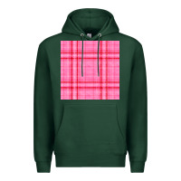 Sports Green valentines day plaid seamless pattern Premium Hoodie - BundleAndBundleShop