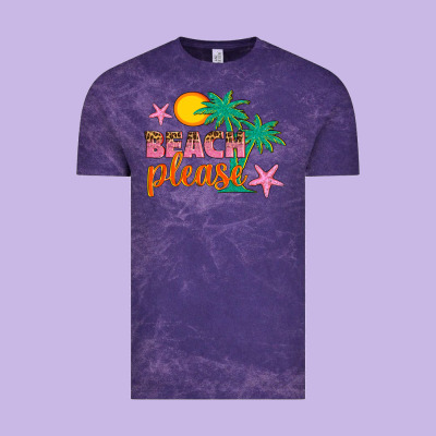 Beach Please Vintage Tee Designed By Artiststas