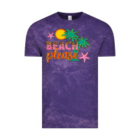 Cloud Purple beach please Vintage Tee - Artiststas