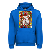 Cobalt Christmas goat family Urban Hoodie - Artiststas