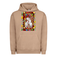 Pigment Burro Christmas goat family Urban Hoodie - Artiststas