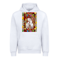 White Christmas goat family Urban Hoodie - Artiststas