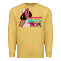 Antique Gold pink sunglasses afro black girl dope mom Premium Sweatshirt - texasbilliewilder
