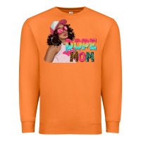 Carrot pink sunglasses afro black girl dope mom Premium Sweatshirt - texasbilliewilder