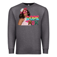 Charcoal Heather pink sunglasses afro black girl dope mom Premium Sweatshirt - texasbilliewilder