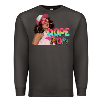 Smoke pink sunglasses afro black girl dope mom Premium Sweatshirt - texasbilliewilder