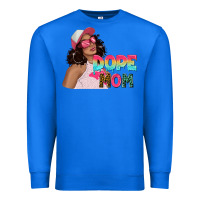 True Royal pink sunglasses afro black girl dope mom Premium Sweatshirt - texasbilliewilder