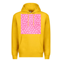 Lemon valentines day heart seamless pattern Premium Hoodie - BundleAndBundleShop