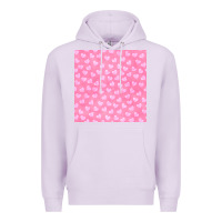 Lilac valentines day heart seamless pattern Premium Hoodie - BundleAndBundleShop