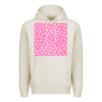 Oatmeal Heather valentines day heart seamless pattern Premium Hoodie - BundleAndBundleShop