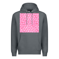 Rock valentines day heart seamless pattern Premium Hoodie - BundleAndBundleShop