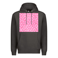 Smoke valentines day heart seamless pattern Premium Hoodie - BundleAndBundleShop