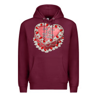 Burgundy self love Premium Hoodie - Artiststas