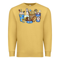 Antique Gold siberian husky coffee cups Premium Sweatshirt - Zillion Design Studio