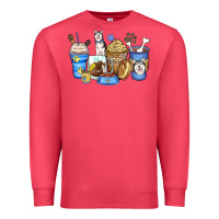 Cardinal siberian husky coffee cups Premium Sweatshirt - Zillion Design Studio