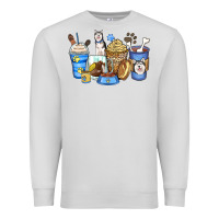 Dove Grey siberian husky coffee cups Premium Sweatshirt - Zillion Design Studio